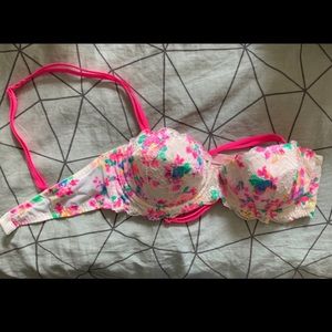 NWOT Victoria’s Secret Neon Floral Bra!